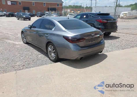 2019 Infiniti Q50 3.0T Luxe z USA, uszkodzony, nr VIN JN1EV7APXKM519048